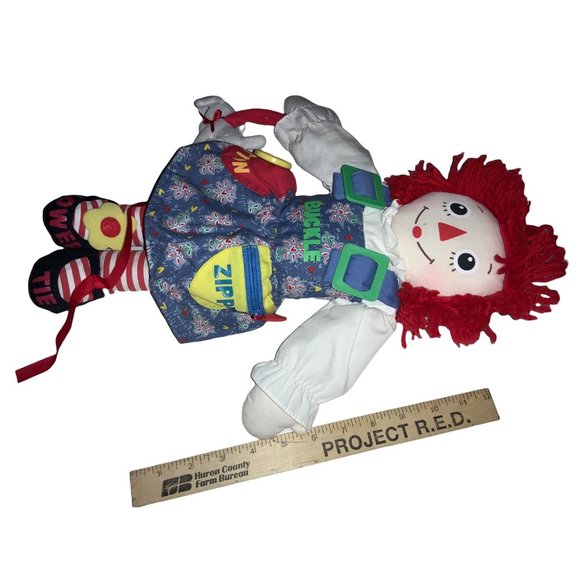 Hasbro  Dress Me Raggedy Ann 17” Plush 2002 - Picture 11 of 11